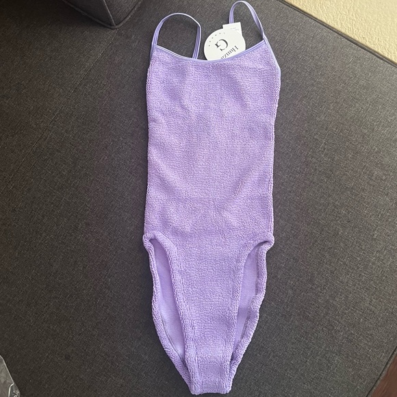 Hunza G Other - NWT Hunza G Pamela lilac one piece swimsuit